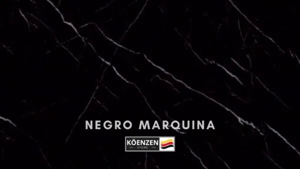 Piedra Sinterizada - Negro Marquina