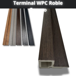 Terminal para Tabla WPC Roble Oscuro